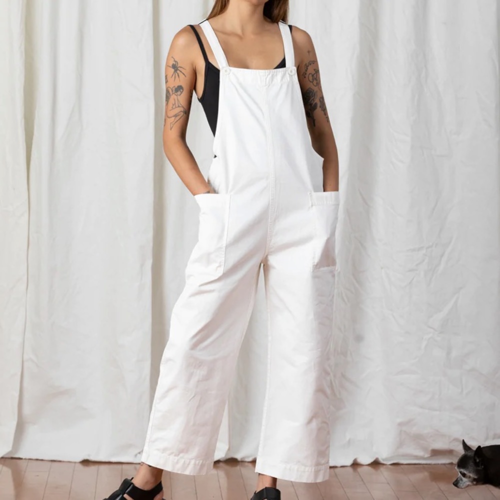 Ali Golden Overall Jumper in Bone, Size S